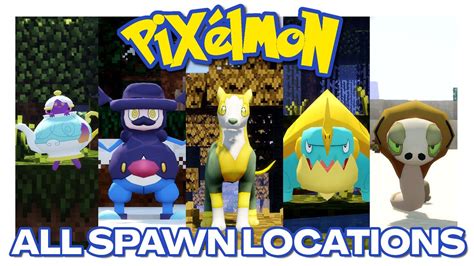 pixelmon spawn locations